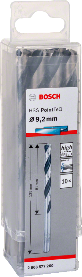 Bosch - HSS-PointeQ Metal Matkap Ucu 9,2 mm 10'lu