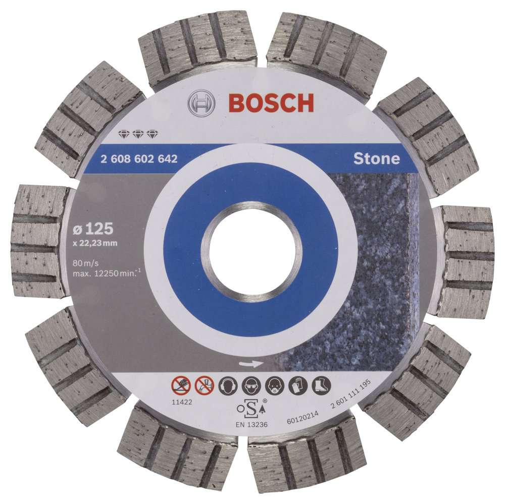 Bosch - Best Serisi Taş İçin Elmas Kesme Diski 125 mm