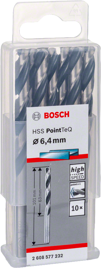 Bosch - HSS-PointeQ Metal Matkap Ucu 6,4 mm 10'lu