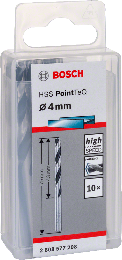 Bosch - HSS-PointeQ Metal Matkap Ucu 4,0 mm 10'lu