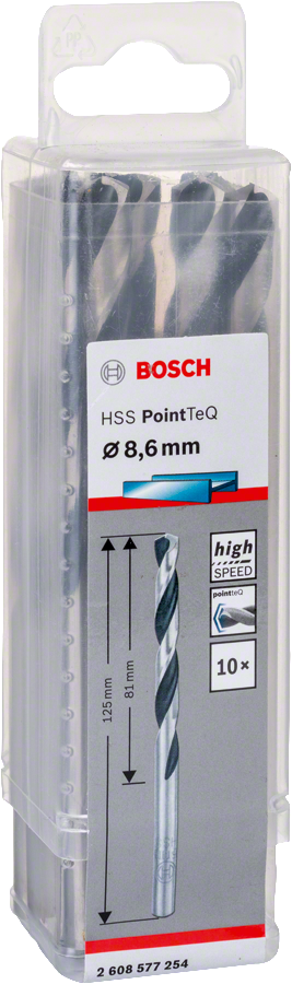Bosch - HSS-PointeQ Metal Matkap Ucu 8,6 mm 10'lu