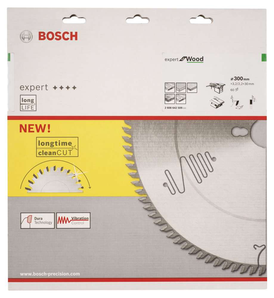 Bosch - Expert Serisi Ahşap için Daire Testere Bıçağı 300*30 mm 60 Diş