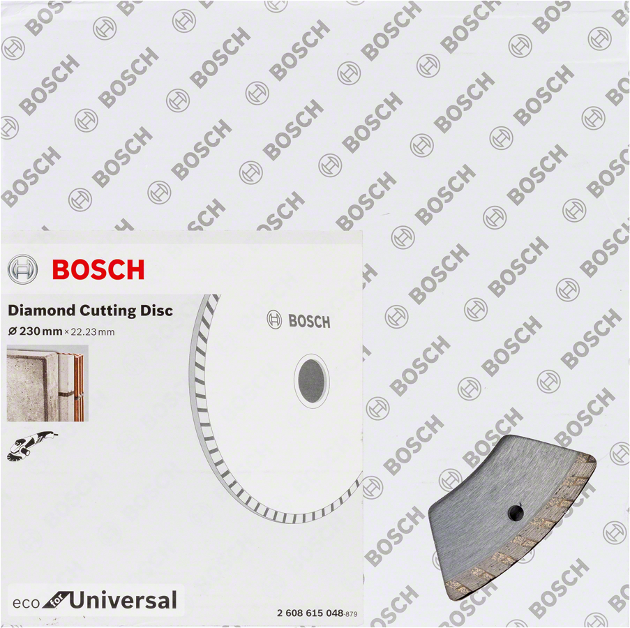 Bosch - Ekonomik Seri 9+1 Genel Yapı Malzemeleri İçin Elmas Kesme Diski 230 mm Turbo