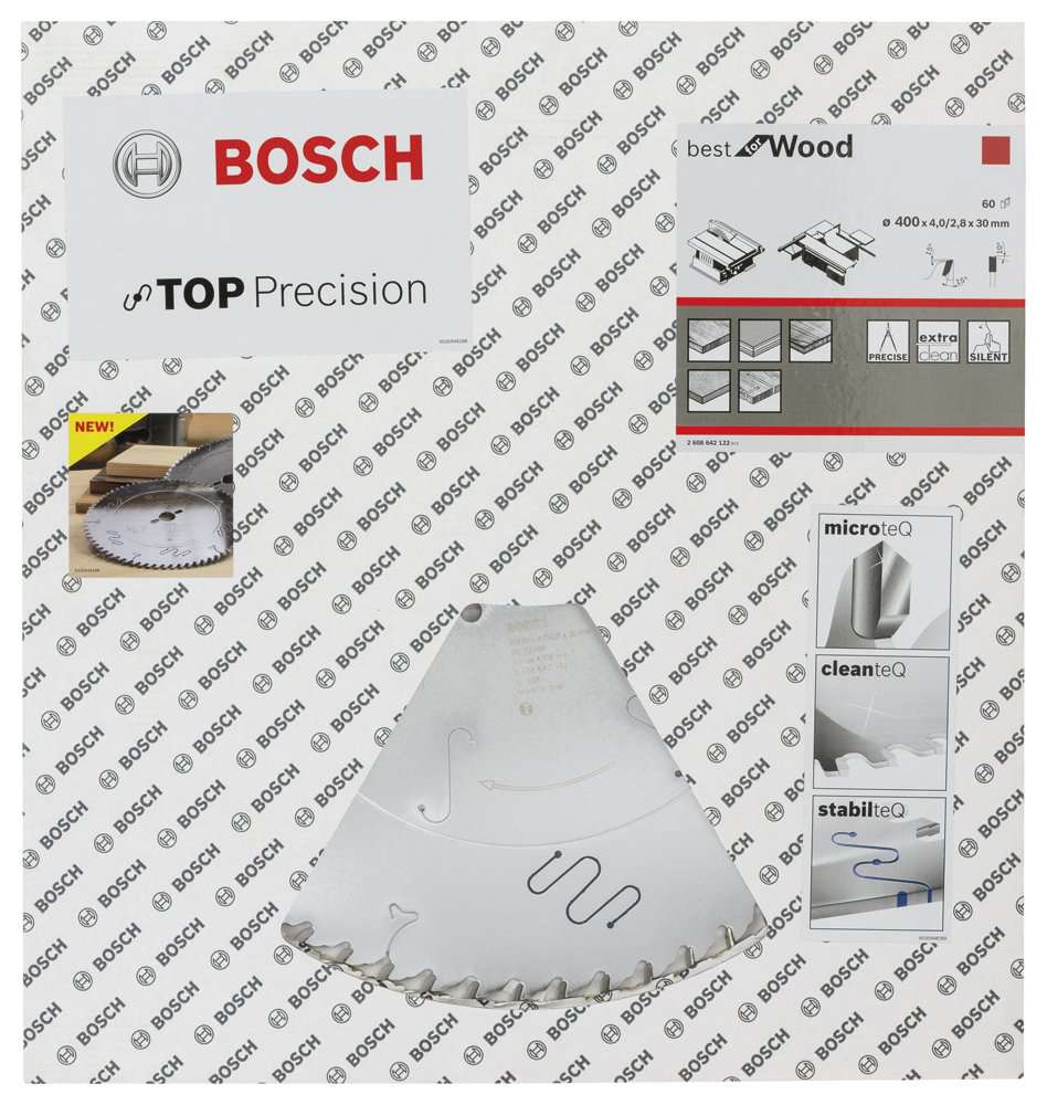 Bosch - Best Serisi Hassas Kesim Ahşap için Daire Testere Bıçağı 400*30 mm 60 Diş