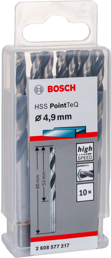 Bosch - HSS-PointeQ Metal Matkap Ucu 4,9 mm 10'lu