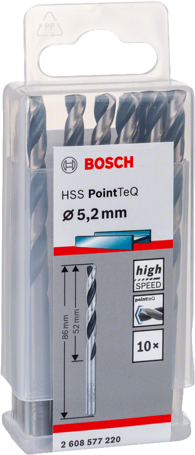 Bosch - HSS-PointeQ Metal Matkap Ucu 5,2 mm 10'lu