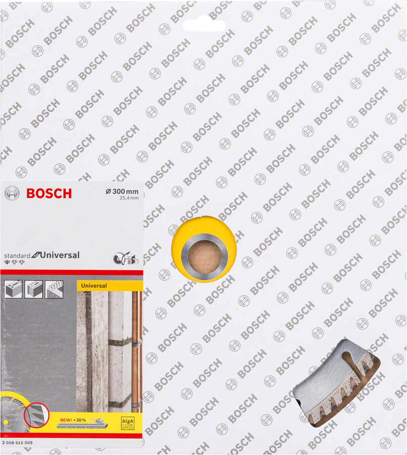 Bosch - Standard Seri Genel Yapı Malzemeleri ve Metal İçin Elmas Kesme Diski 300*25,4 mm