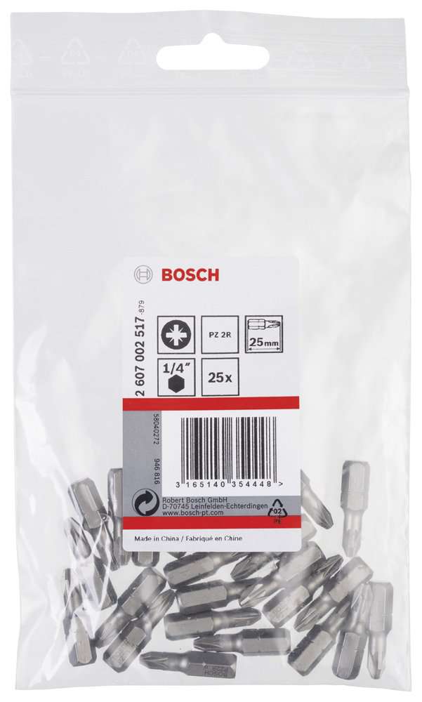 Bosch - Extra Hard Serisi Vidalama Ucu PZ2R*25 mm 25'li