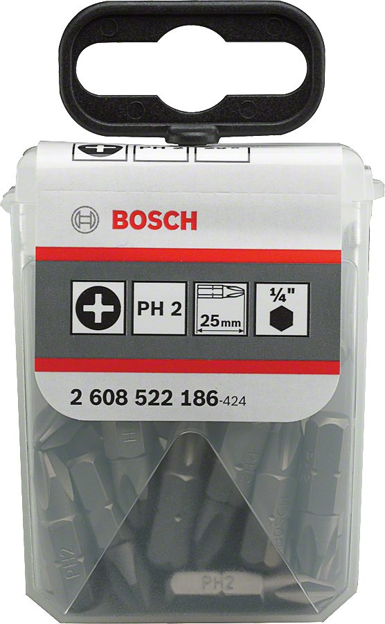 Bosch - PH2*25 mm 25'li TicTac Kutu