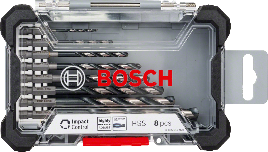 Bosch - Impact Control Serisi HSS Metal Matkap Ucu Seti 8'li