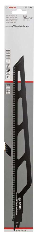 Bosch - Precision for Serisi Elyaflı Yalıtım Malzemeleri için Panter Testere Bıçağı S 2013 AWP