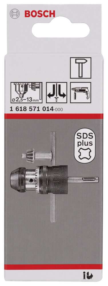 Bosch - 2,5-13 - SDS-Plus Anahtarlı Mandren