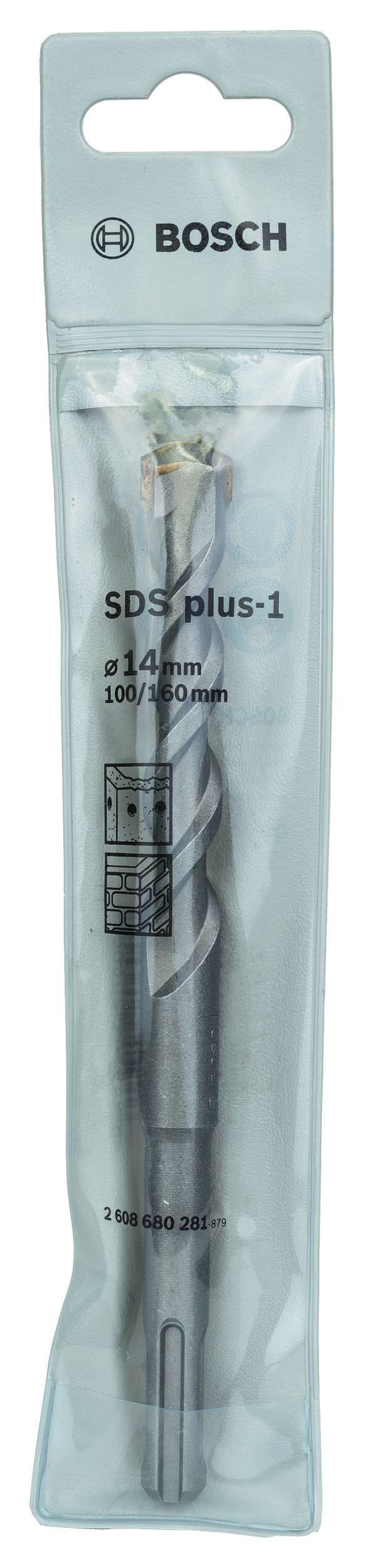 Bosch - Plus-1 Serisi, SDS-plus Kırıcı Delici Matkap Ucu 14*160 mm