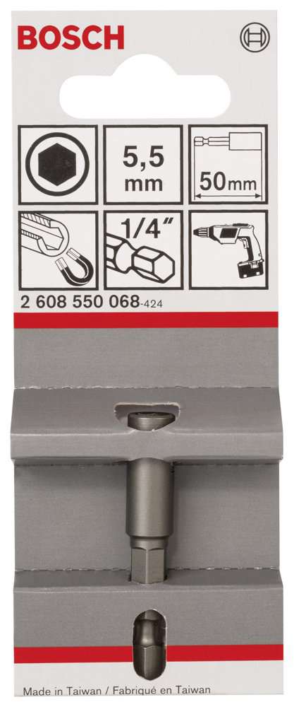 Bosch - Lokma Anahtarı 50*5,5 mm M3