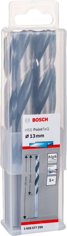 Bosch - HSS-PointeQ Metal Matkap Ucu 13,0 mm 5'li