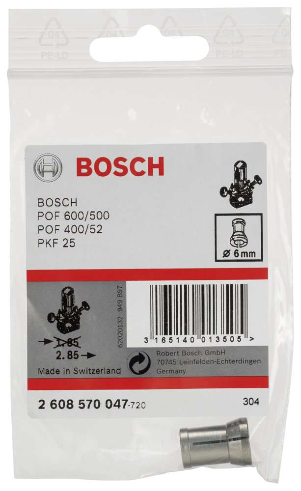Bosch - 6 mm Penset - POF 500/600 GGS 27/C