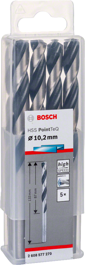 Bosch - HSS-PointeQ Metal Matkap Ucu 10,2 mm 5'li