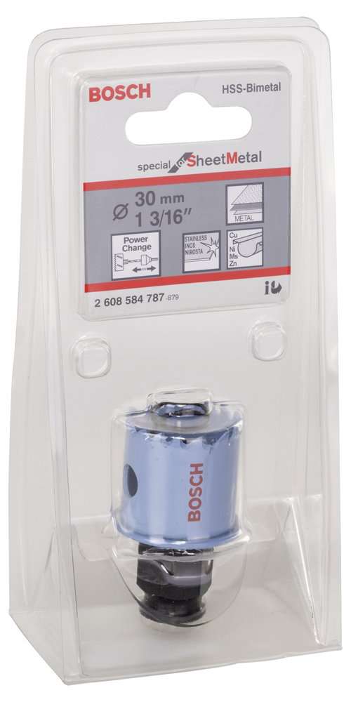 Bosch - Special Serisi Metal Ve Inox Malzemeler için Delik Açma Testeresi (Panç) 30 mm