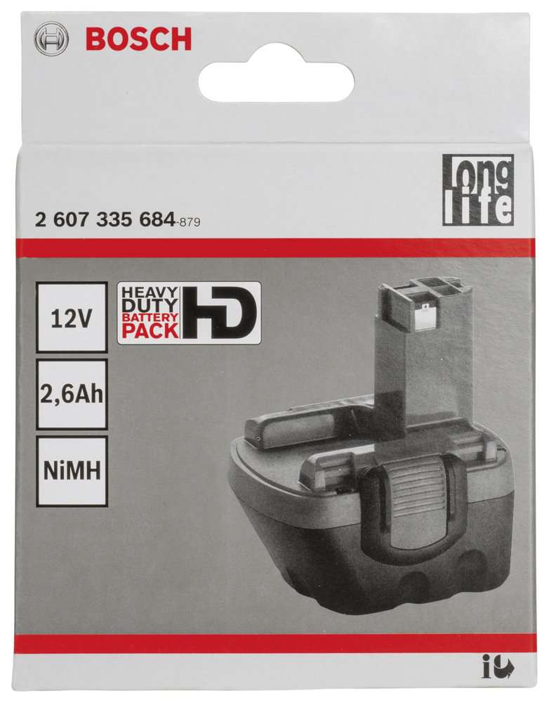 Bosch - 12 V 2,6 Ah HD NiMh O-Pack Akü