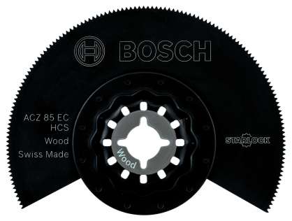 Bosch - Starlock - ACZ 85 EC - HCS Ahşap İçin Segman Testere Bıçağı, Bombeli 1'li