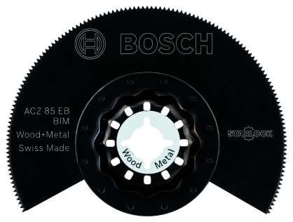 Bosch - Starlock - ACZ 85 EB - BIM Ahşap ve Metal İçin Segman Testere Bıçağı, Bombeli 1'li