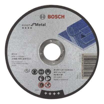 Bosch - 125*1,6 mm Expert Serisi Düz Metal Kesme Diski (Taş)