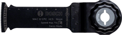 Bosch - Starlock Max - MAIZ 32 EPC - HCS Ahşap İçin Daldırmalı Testere Bıçağı 10'lu