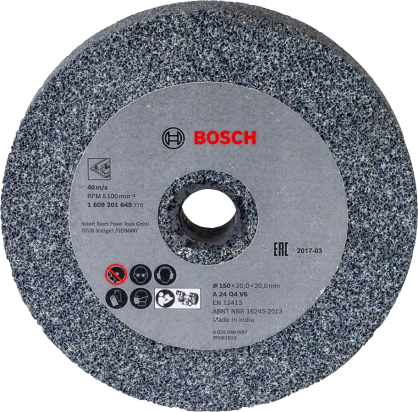 Bosch - GBG 35-15 Taşlama Motorları İçin Taş 150*20*20 mm 24 Kum