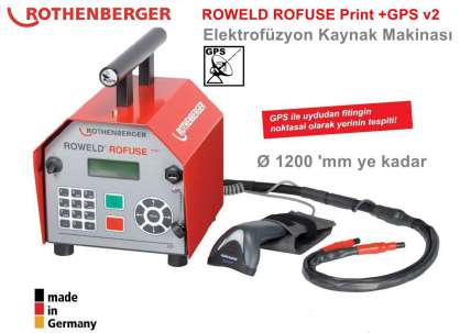 Rothenberger ROWELD ROFUSE Print+ GPS V2 Elektrofüzyon Kaynak Makinası