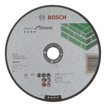 Bosch - 180*3,0 mm Expert Serisi Düz Taş Kesme Diski (Taş)