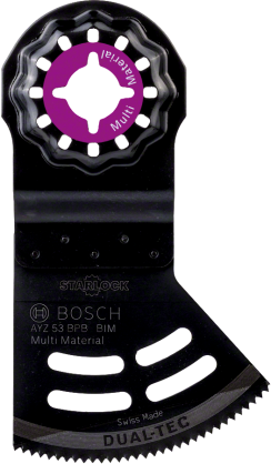 Bosch - Starlock - AYZ 53 BPB - BIM Çoklu Malzeme İçin Daldırmalı ve Yana Kesim Testere Bıçağı 10'lu