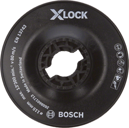 Bosch - X-LOCK - 115 mm Fiber Disk Sert Taban