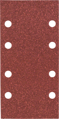 Bosch - Titreşimli Zımpara Kağıdı 10'lu, 93 x 185 mm 60 Kum 8 Delik