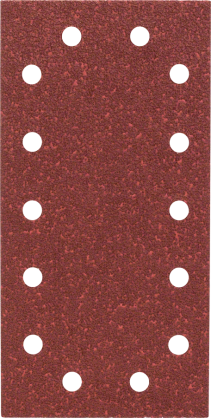 Bosch - Titreşimli Zımpara Kağıdı 10'lu, 115 x 230 mm 40 Kum 14 Delik
