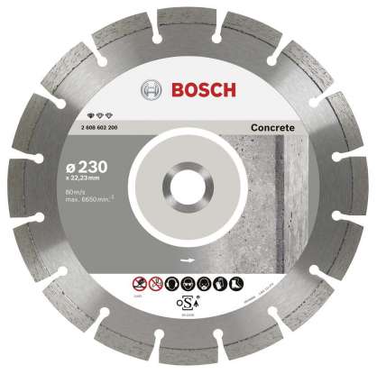 Bosch - Standard Seri Beton İçin, 9+1 Elmas Kesme Diski Set 230 mm
