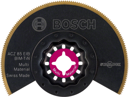 Bosch - Starlock - ACZ 85 EIB - BIM-TIN Çoklu Malzeme İçin Segman Testere Bıçağı, Bombeli 1'li
