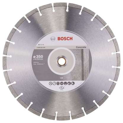 Bosch - Standard Seri Beton İçin Elmas Kesme Diski 350 mm