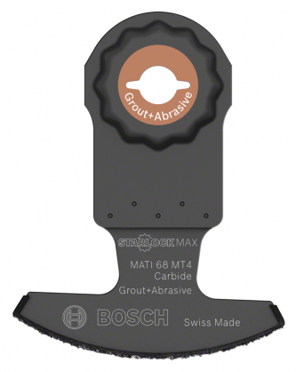 Bosch - Starlock Max - MATI 68 MT4 - Carbide RIFF Zımpara Uçlu Segman Testere Bıçağı 40 Kum Kalınlığı 1'li