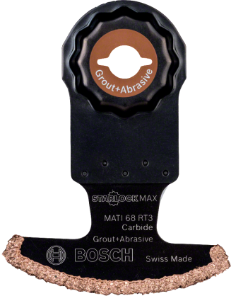 Bosch - Starlock Max - MATI 68 RT3 - Carbide RIFF Zımpara Uçlu Segman Testere Bıçağı 30 Kum Kalınlığı 1'li