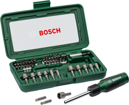 Bosch - 46 Parça Tornavidalı Vidalama ve Lokma Ucu Seti