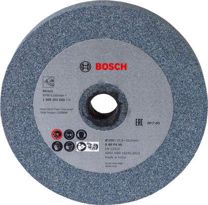 Bosch - GBG 35-15 Taşlama Motorları İçin Taş 150*20*20 mm 60 Kum