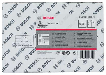 Bosch - GSN 90-21DK Çivi  75mm 3000li YivliGalv