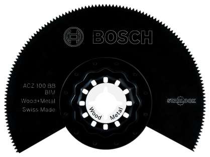 Bosch - Starlock - ACZ 100 BB - BIM Ahşap ve Metal İçin Segman Testere Bıçağı, Bombeli 1'li