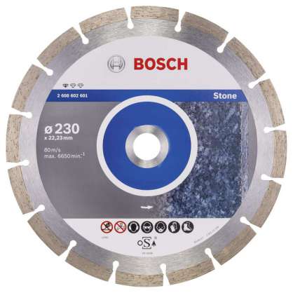 Bosch - Standard Seri Taş İçin Elmas Kesme Diski 230 mm