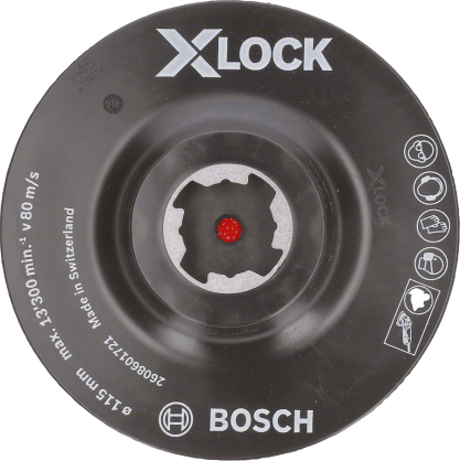 Bosch - X-LOCK - 115 mm M14 Kağıt Zımparalar için Taban
