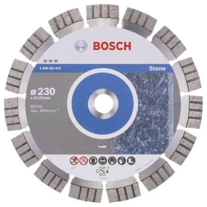 Bosch - Best Serisi Taş İçin Elmas Kesme Diski 230 mm