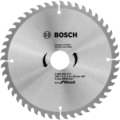 Bosch - Optiline Eco Serisi Ahşap için Daire Testere Bıçağı 190*30 mm 48 Diş
