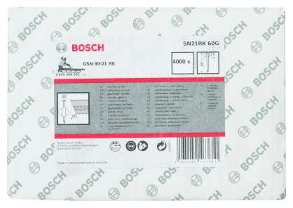 Bosch - GSN 90-21DK Çivi  60mm 4000li Düz ÇinkoK