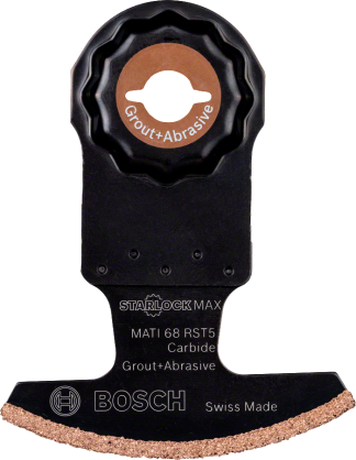 Bosch - Starlock Max - MATI 68 RST5 - Carbide RIFF Zımpara Uçlu Segman Testere Bıçağı 50 Kum Kalınlığı 1'li