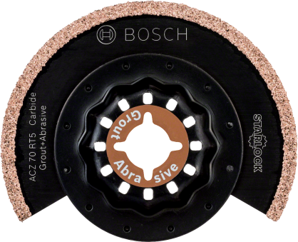 Bosch - Starlock - ACZ 70 RT5 - Carbide RIFF Zımpara Uçlu Dar Kesim Segman Testere Bıçağı 50 Kum Kalınlığı 1'li